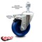 Service Caster 4 Inch Solid Polyurethane Swivel 12mm Stem Caster with Total Lock Brake SCC SCC-TSTTL20S414-SPUS-M1215 - alternate 1